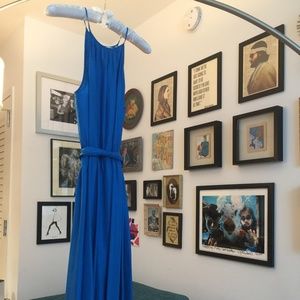 Rebecca Taylor 100% Silk Blue Dress